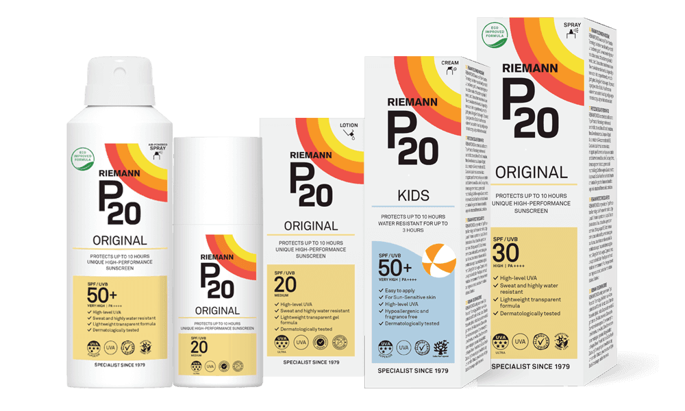 Product afbeelding van P20 zonnebrand